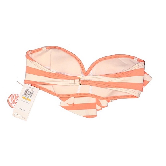 NEW Ella Moss CABANA Ruffle Bandeau Bikini Top size M - Picture 3 of 5